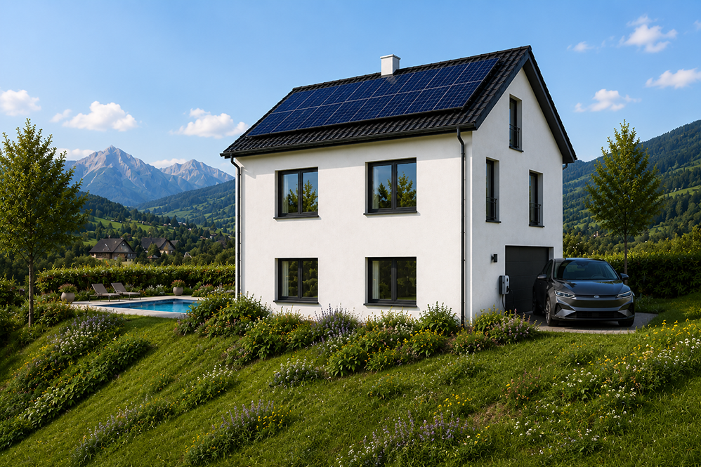 Energiehaus Visualisierung geschlossen